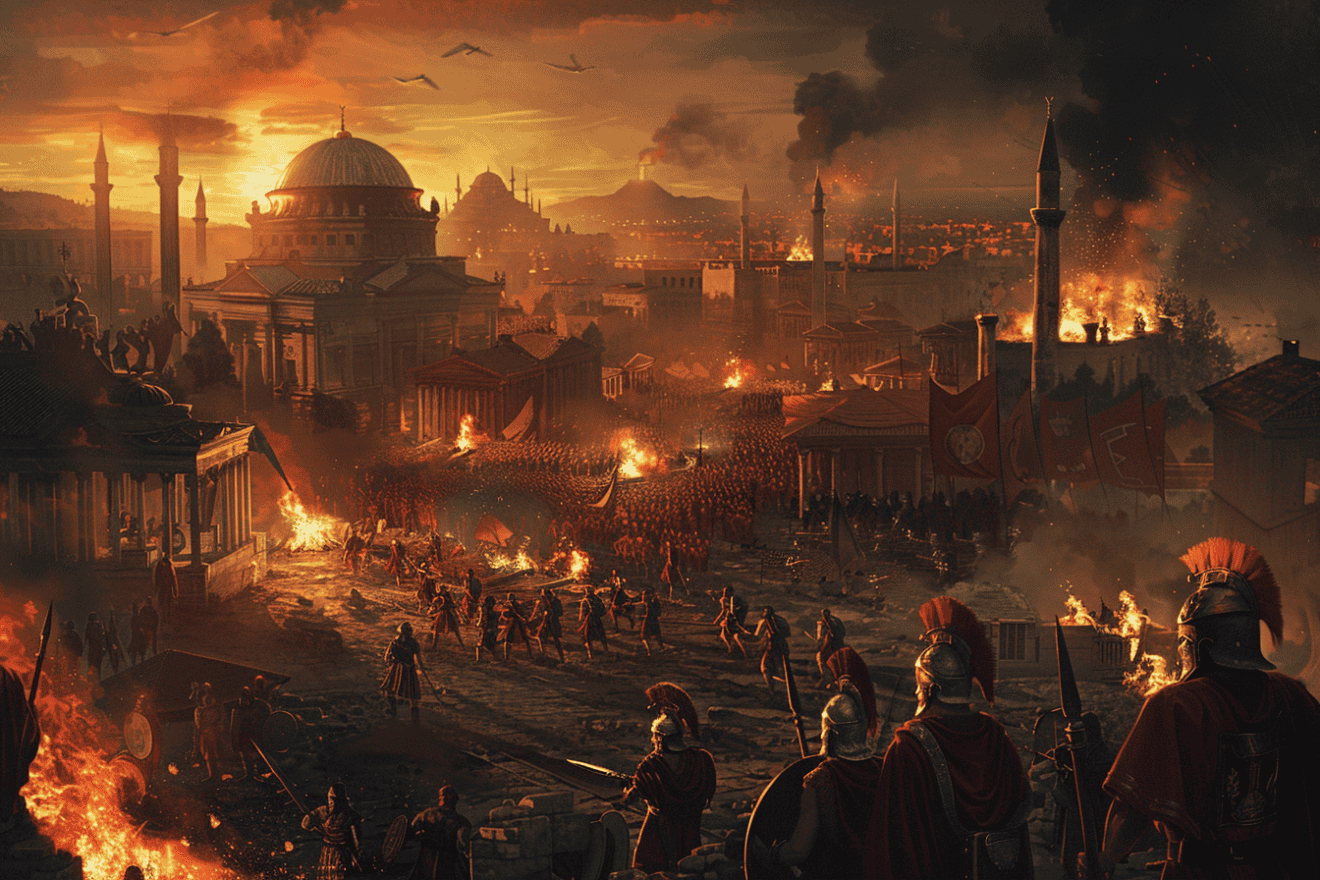 Chaos in Constantinople - How Chariot Factions Nearly Toppled an Empire During the Nika Riots of 532 CE