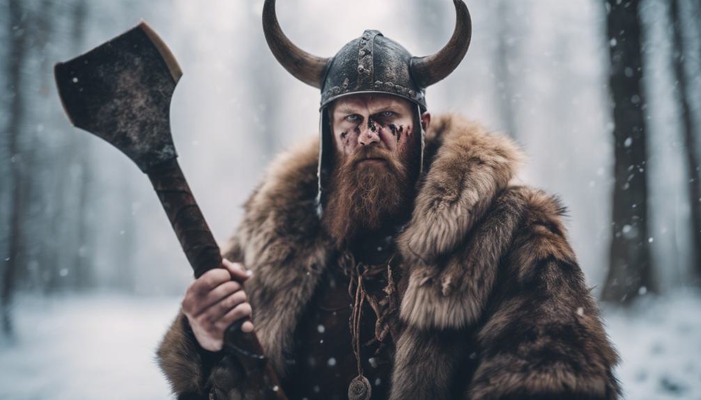 viking warriors in battle