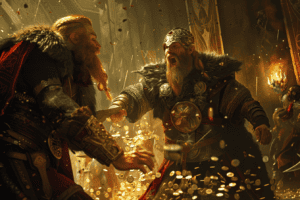 Viking Hrólfr Kraki's Daring Escape: The Legendary Raid on King Adils' Hall
