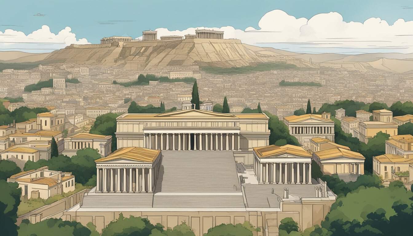 Cleisthenes reshapes Athens, altering political structures and rebuilding the city