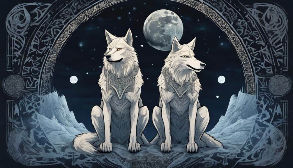 odin s wolf companions lore